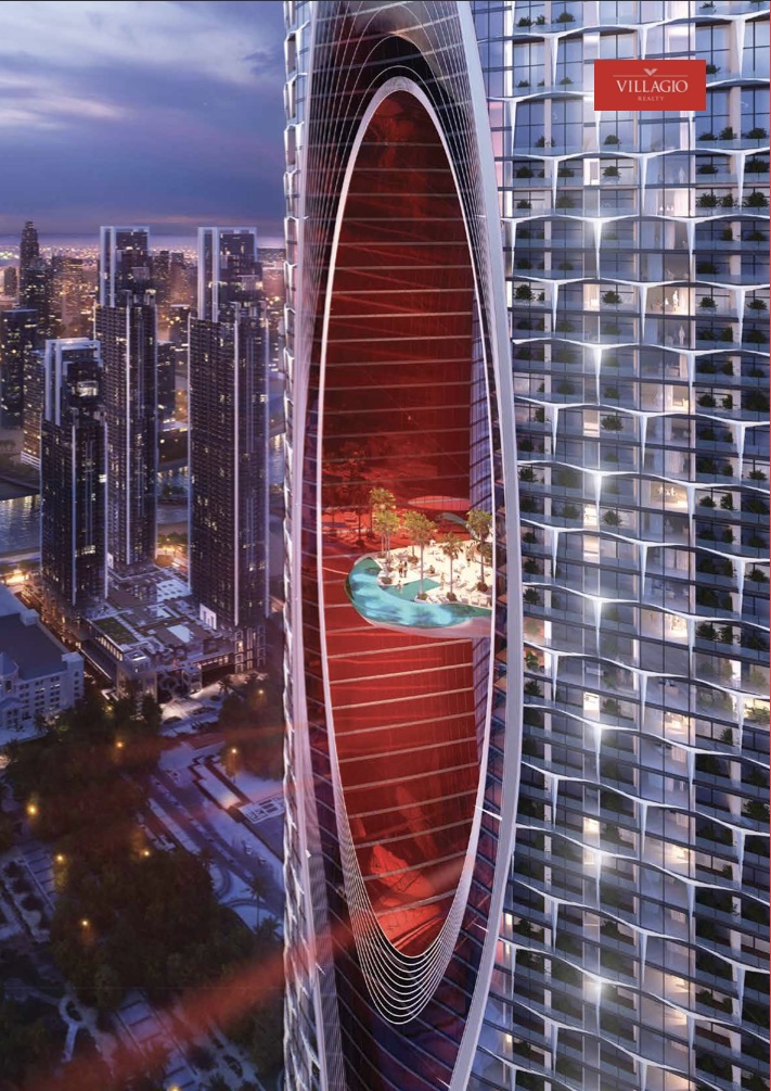 “Ruby heart” on the 60th floor of SAFA TWO