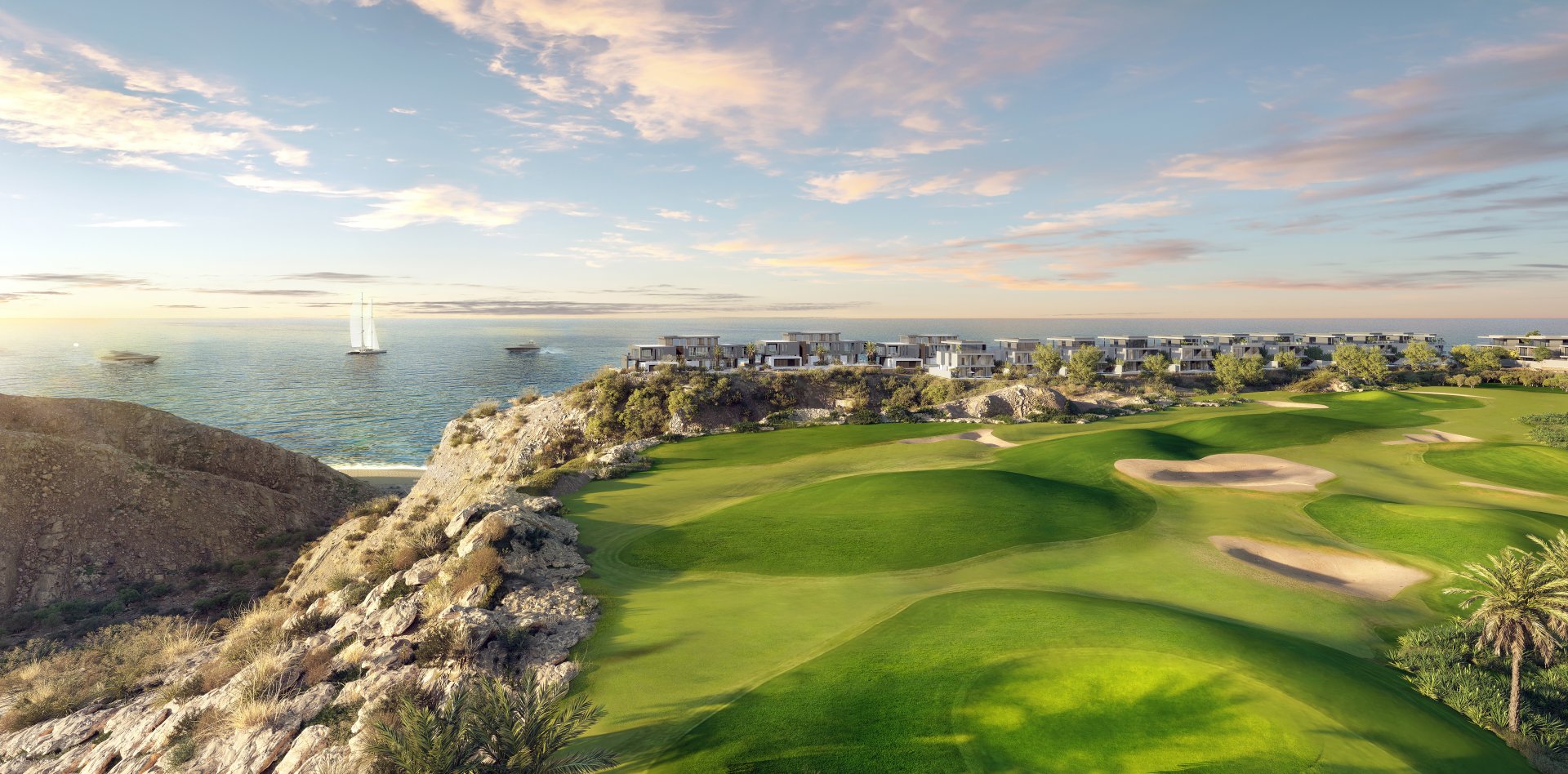 FAIRWAY VILLAS on the front row of the golf course